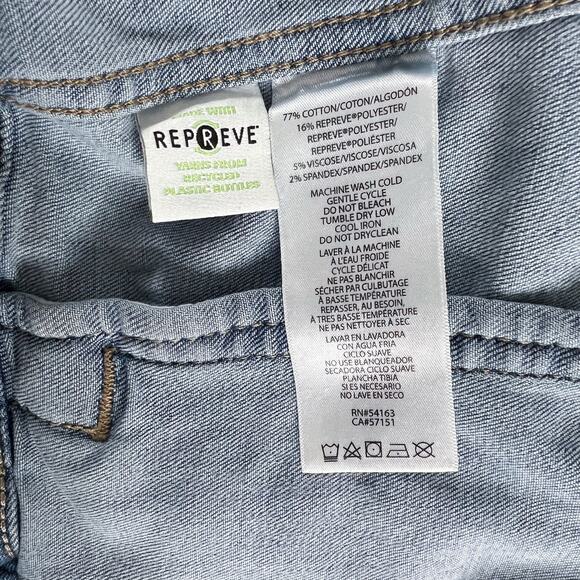 Calvin Klein | Denim Trucker Light Wash Blue Button Designer Jean Jacket XL EUC - Picture 11 of 11